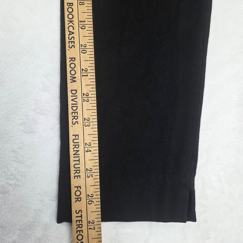 Banana Republic Sloan Pants Womens 8 Black Skinny Fit Ankle Length Stretch Dress - Picture 3 of 10